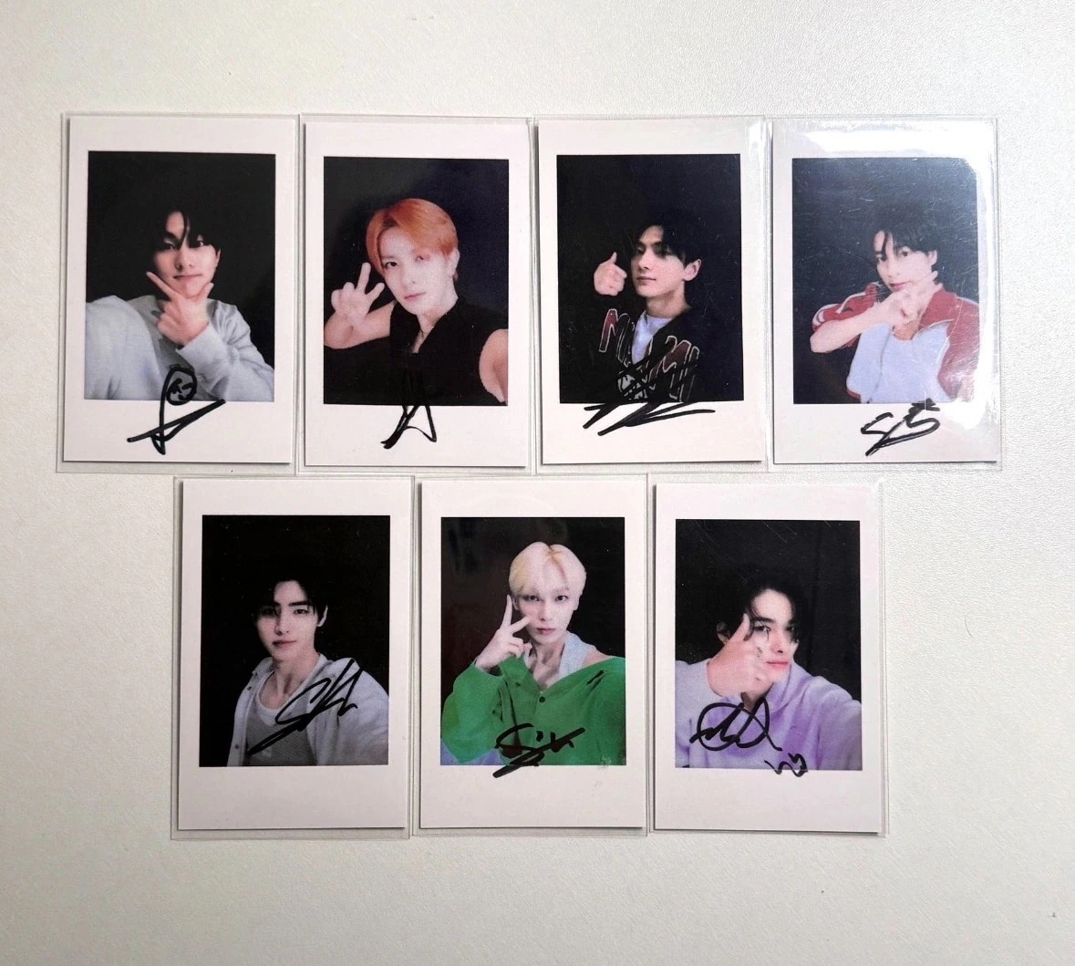 【最短当日発送】公式 ENHYPEN yzy 青岛 ポラロイド 特典 公式グッズ 写真 全員7枚セット