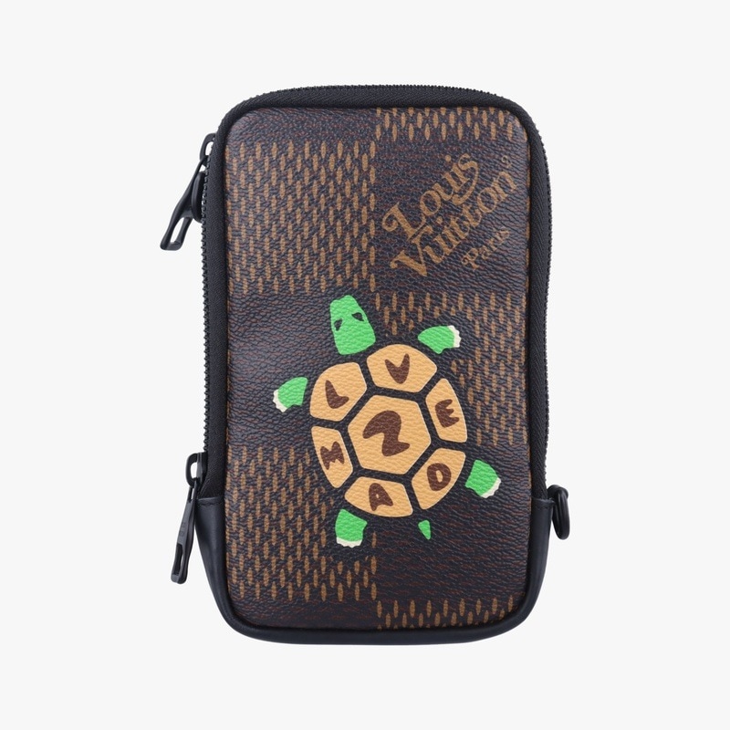 NIGOコラボ ダブルフォンポーチエベヌダミエ ジャイアントN40377ICチップ TR4220中古 78,100円