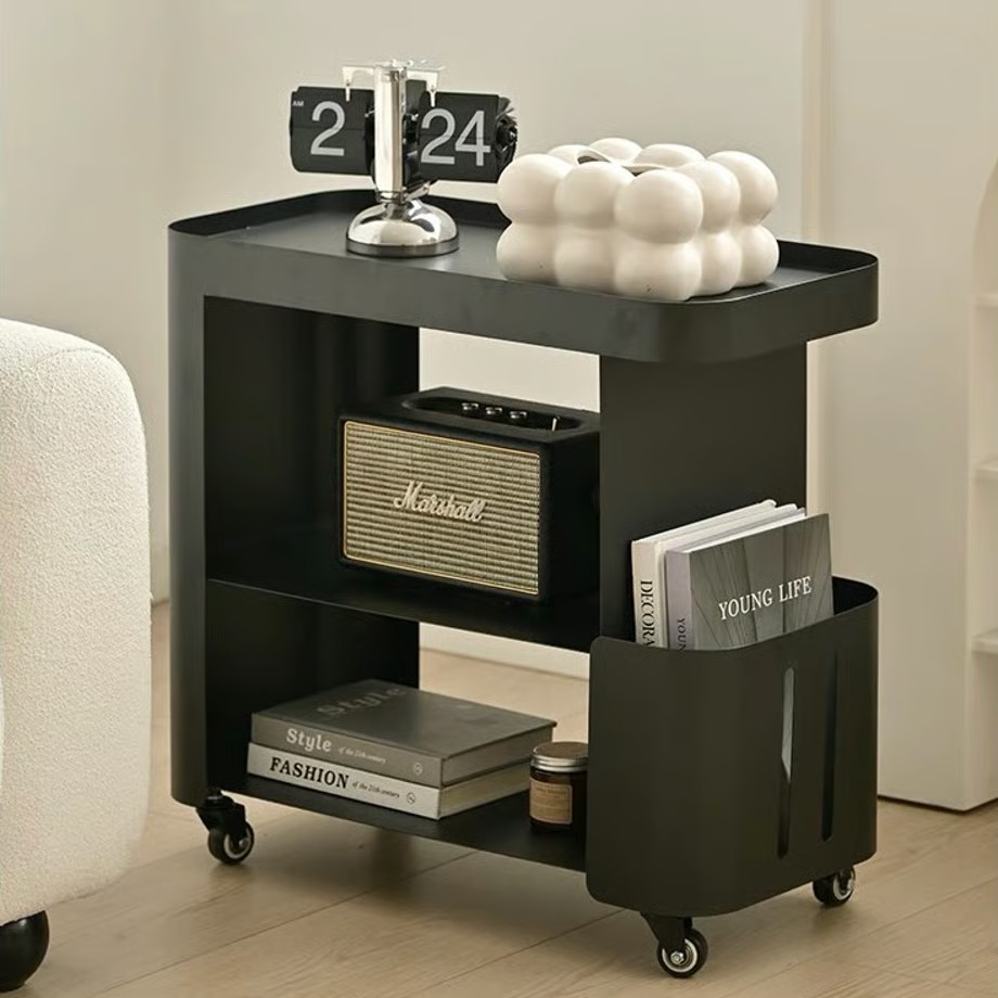キャスター付き キャビネット サイドテーブル 全3色 ワゴン おしゃれ 韓国インテリア 韓国雑貨 韓国っぽ インテリア雑貨 韓国 70PARK