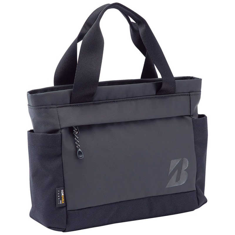 ブリヂストン　ラウンドトートバッグ (L25×W10×H23cm/ブラック)　ACG370
