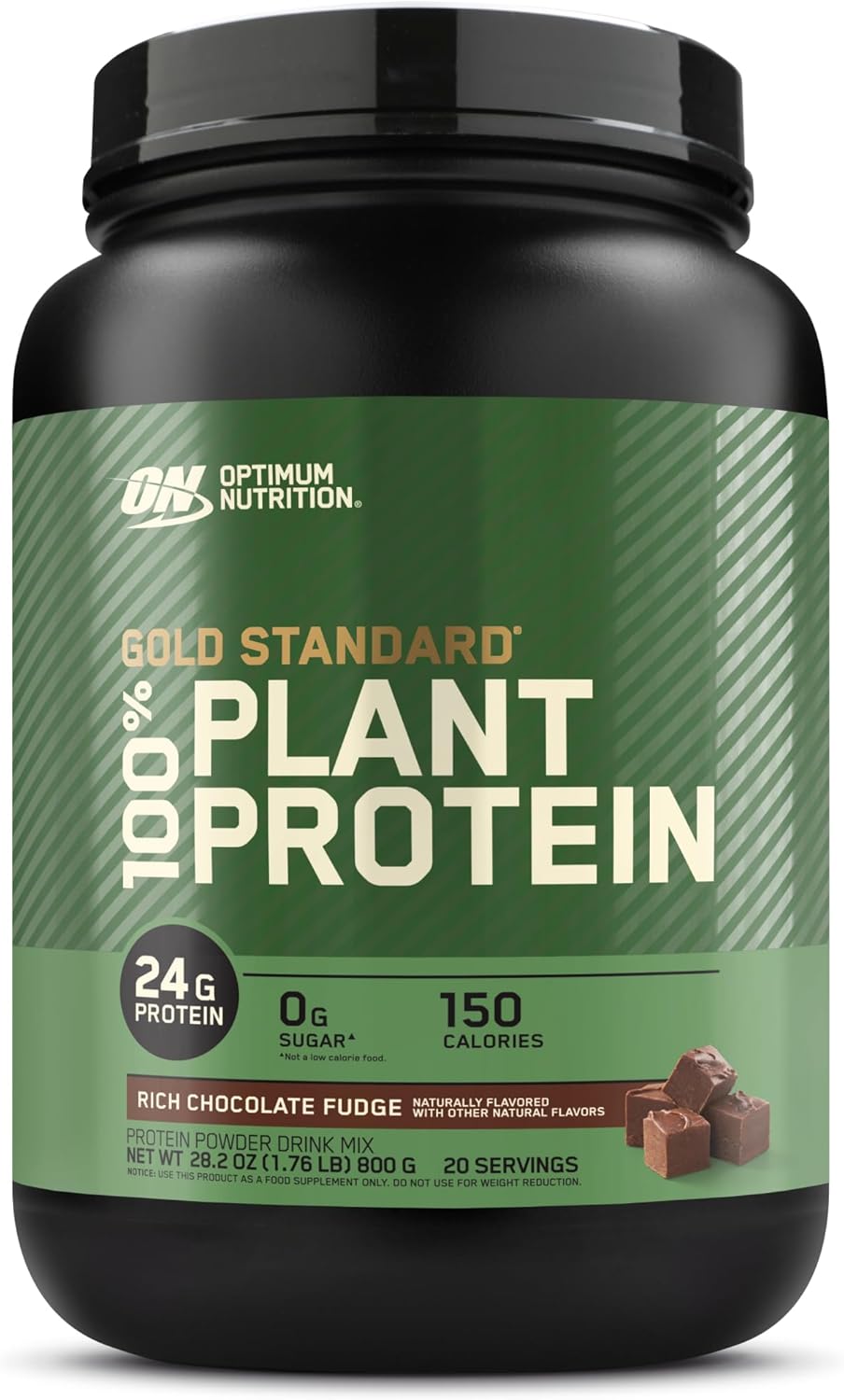 Optimum Nutrition Gold Standard 100% Plant Based Protein Powder, Gluten Free, Vegan Protein 20 Serv