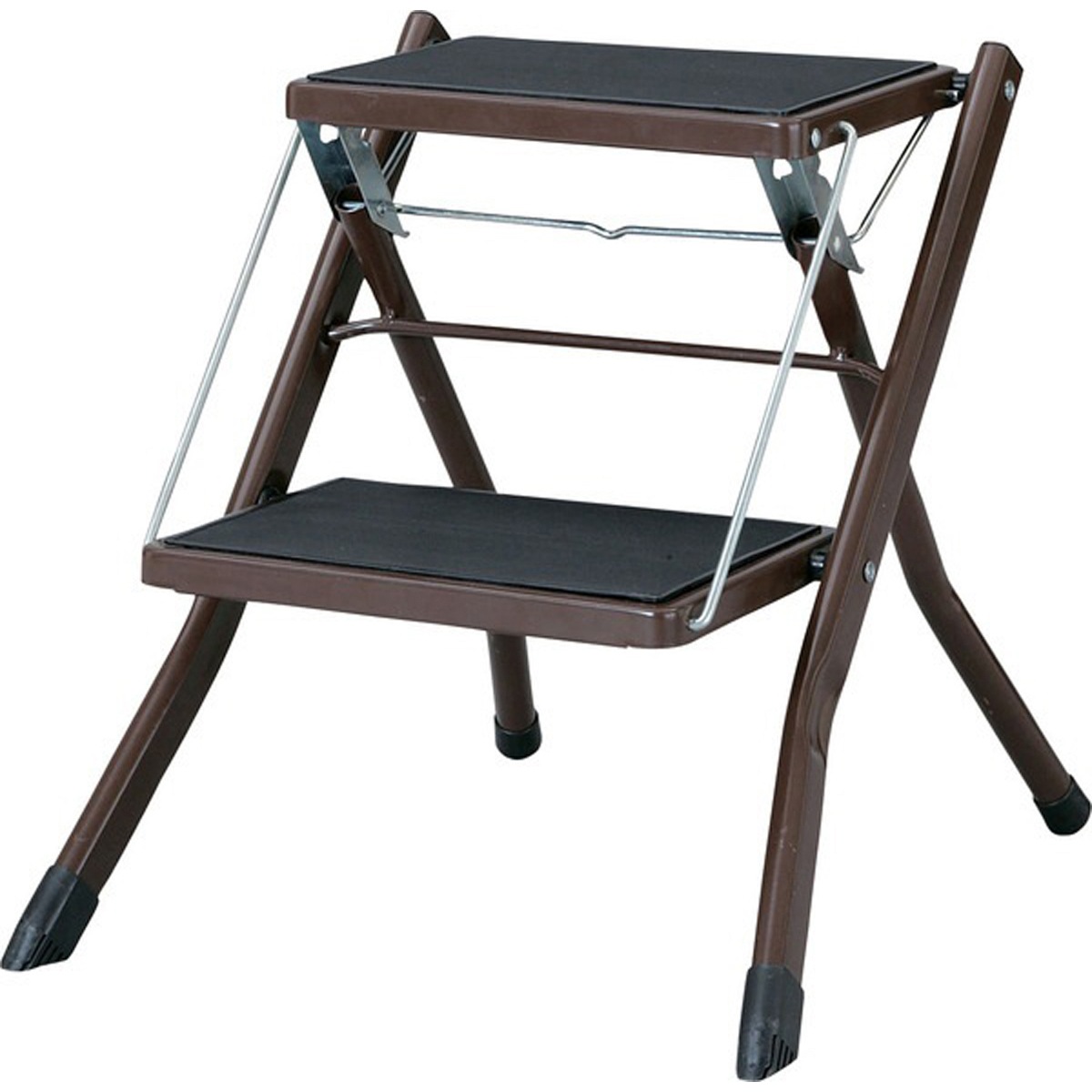 アシスタントステップ台 PC-334BR PC-334RD PC-334WH 掃除 子供 スリム 安定感 2段 ステップラダー おしゃれ スチール