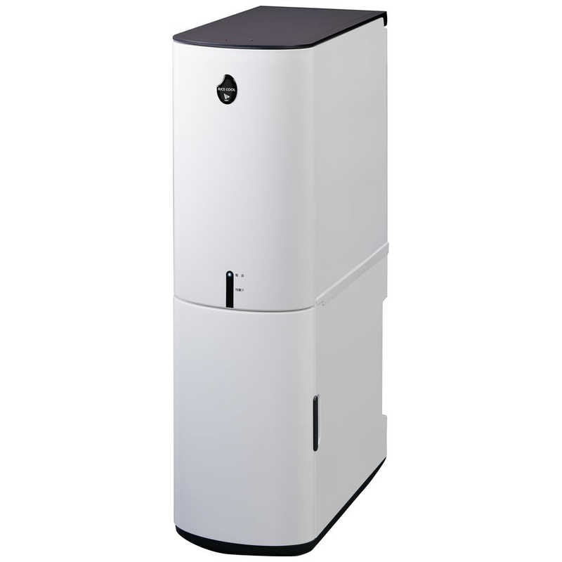 エムケー精工　保冷米びつ 11kg RICE COOL ライスクール ライスホワイト　HRC-10SW精米機