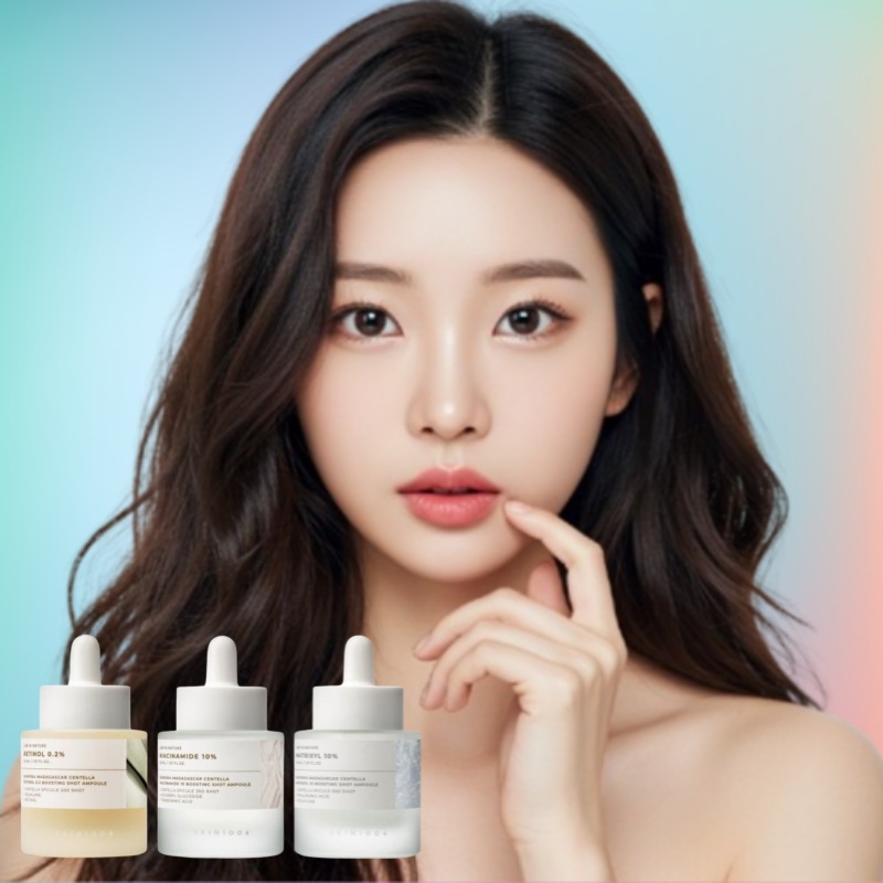 マダガスカル センテラ レチノール 0.2+ナイアシンアミド10+マトリック糸10 ブースティングショットアンプルキット 肌トーンケア ハリ感 ツヤ集中美容液