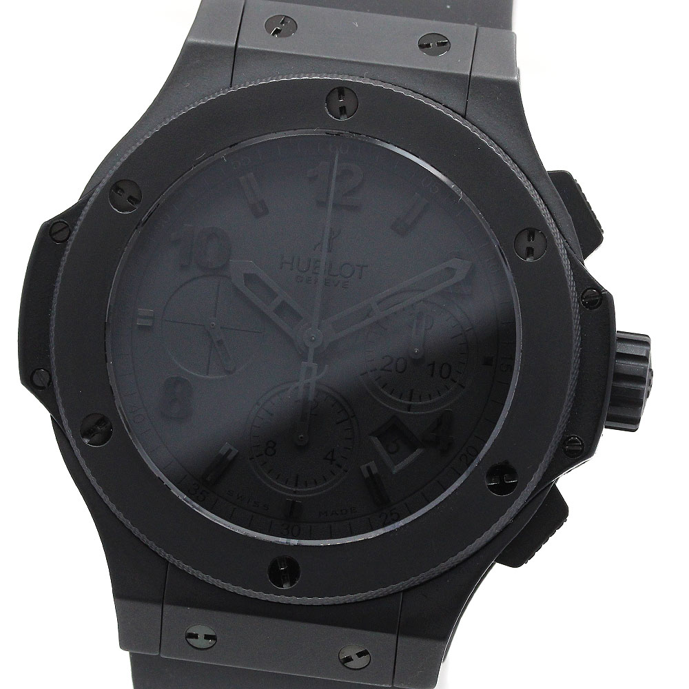 ウブロ HUBLOT 301.CI.1110.CI ビッグバン オールブラック 世界限定500本 自動巻き メンズ 良品 保証書付き_846147【中古】