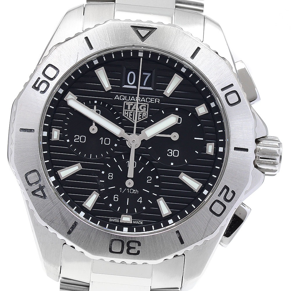 タグホイヤー TAG HEUER CBP1110.BA0627 アクアレーサー プロフェッショナル 200 クロノグラフ クォーツ メンズ 箱・保証書付き_900572【中古】