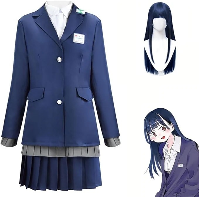 山田杏奈 コスプレ衣装 僕の心のヤバイやつ コスチューム ウィッグ付き 日常服 制服 制服 ハロウィン クリスマス 仮装