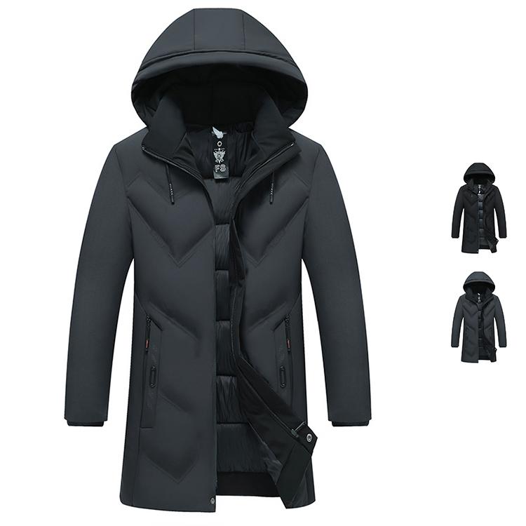 中綿ジャケットメンズ ロングコート キルティングジャケット ビジネス アウトドア ロング丈 防寒着 あたたか 冬物 冬 7,004円