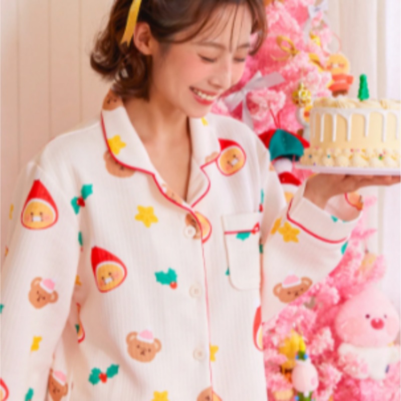 メリーチュン クリスマス キルティングパジャマ(レディース) ベビーチュンシク