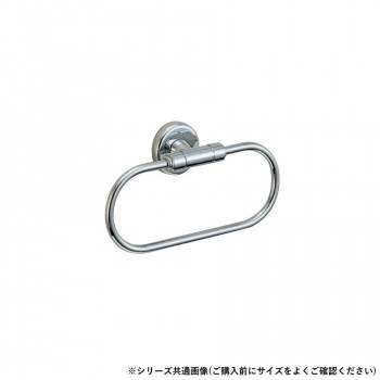 シロクマ ハーブタオルリング 190mm クローム BT-109