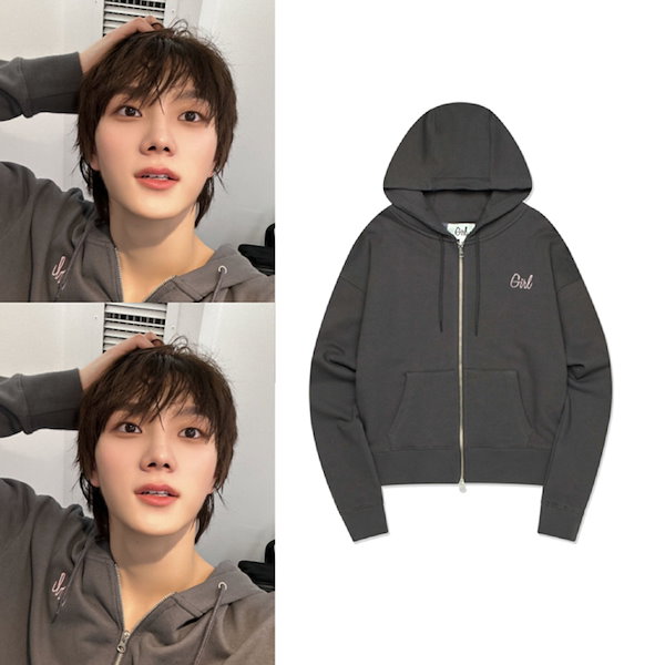 boynextdoor ボネクド ZIP-UP HOODIE ジップフーディ M 70277290fc700bf24ff11150b11830