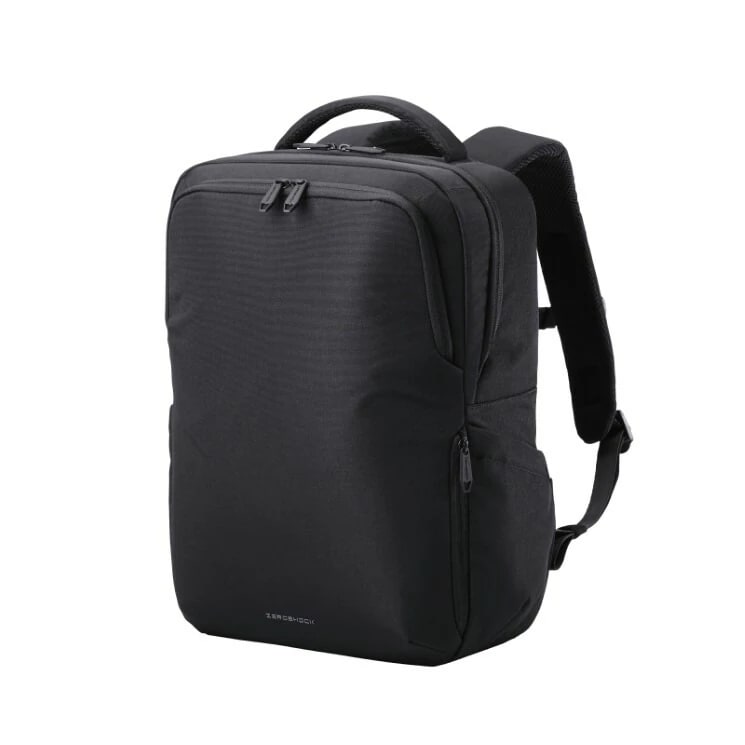 エレコム リュック 18L 衝撃吸収 15.6インチPC対応 出張 通勤 小物整理ポケット付 撥水 バックパック ZEROSHOCK ブラック ZSB-BP02P15BK