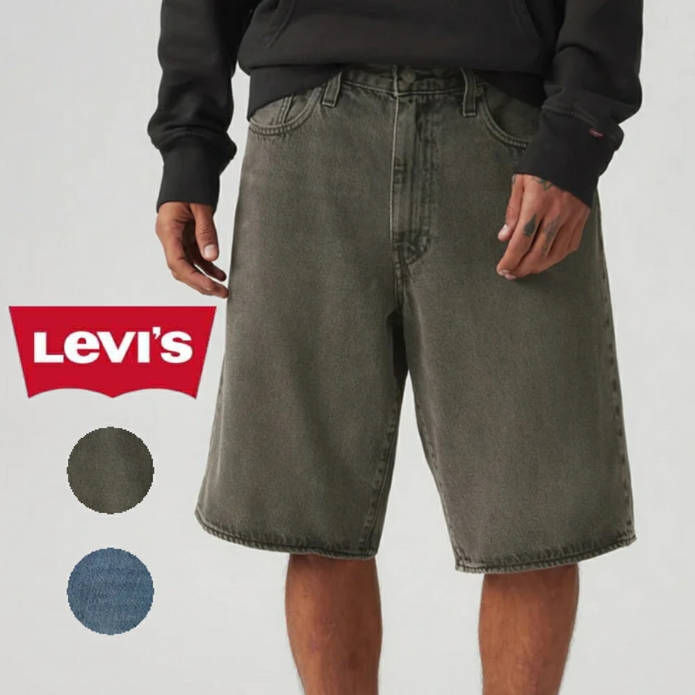 478 バギー ショートパンツ ブラック ミディアムインディゴ 001JM0000 001JM0005