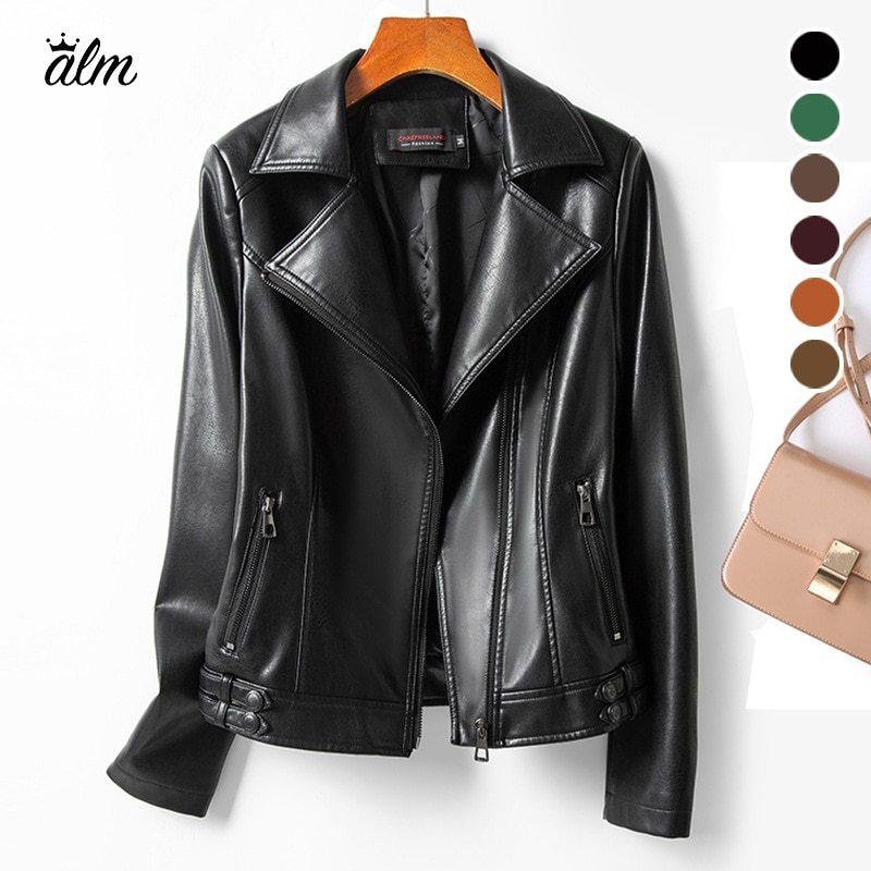 レザージャケット レディース ライダース ジャケット レザーコート ショート丈 トップス ブルゾン 本革 シングルカジュアル 防寒防風 おしゃれ 女性