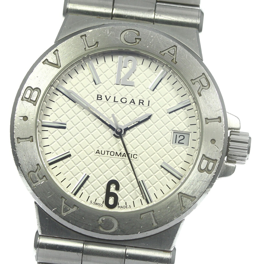 ブルガリ BVLGARI DG35S ディアゴノ デイト 自動巻き メンズ _795694【中古】