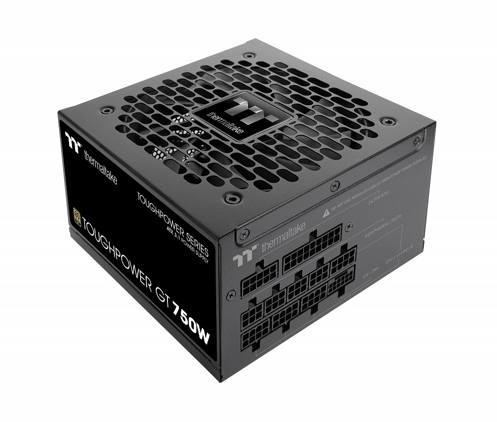 Thermaltake（サーマルテイク） TOUGHPOWER GT/0750W ATX3.1 電源ユニット（ブラック） PSTPT0750FNFAGJ3
