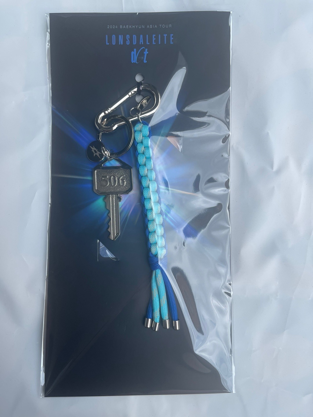 2024 BAEKHYUN ASIA TOUR Lonsdaleite [dot] OFFICIAL MD PANTS KEYRING