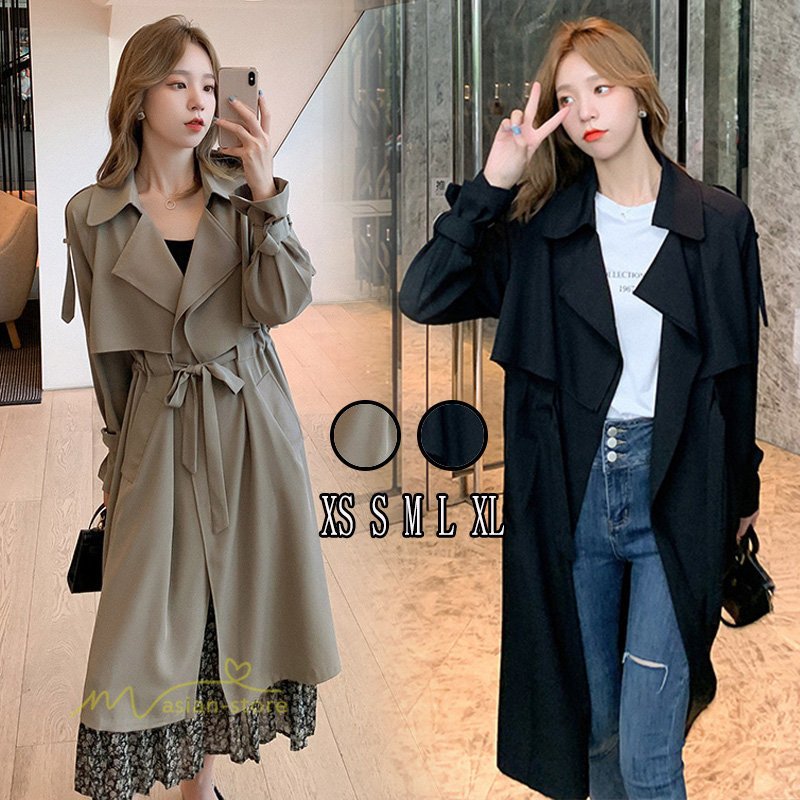 トレンチコート レディース チェスターコート ロング アウター 秋冬 トップス 通勤コート ゆったり