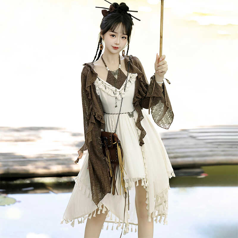 在库限りです! 特価正規品幻境流砂新韓国上着ワンピース廃土セット