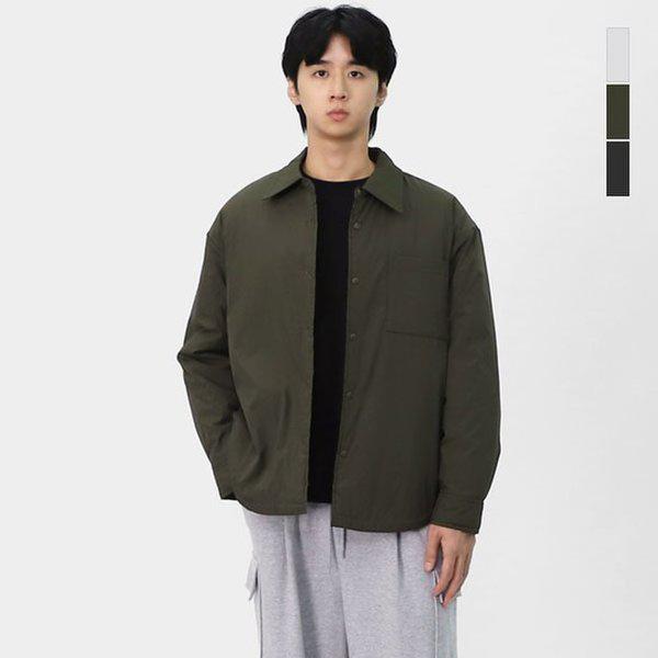 メンズ秋冬コンフォートフィットダウンライクシャツパディング SWS049