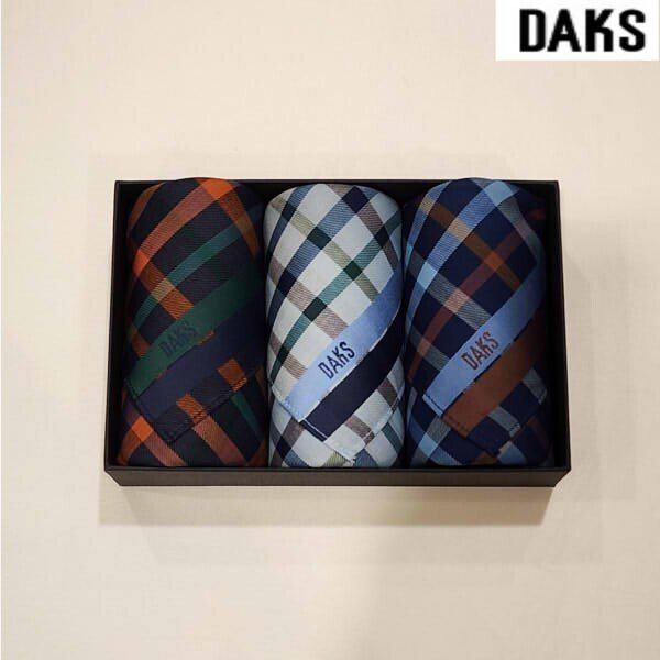 DED306_男女3枚 先染め ハンカチ セット