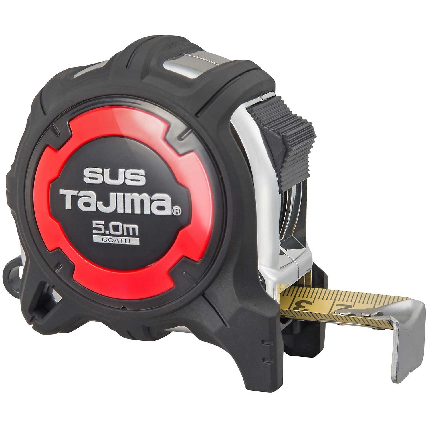 タジマ(Tajima) コンベックス 剛厚ステンレステープ5m×25mm 剛厚Gステンロック25 尺相当目盛付 GAGSL25-50S