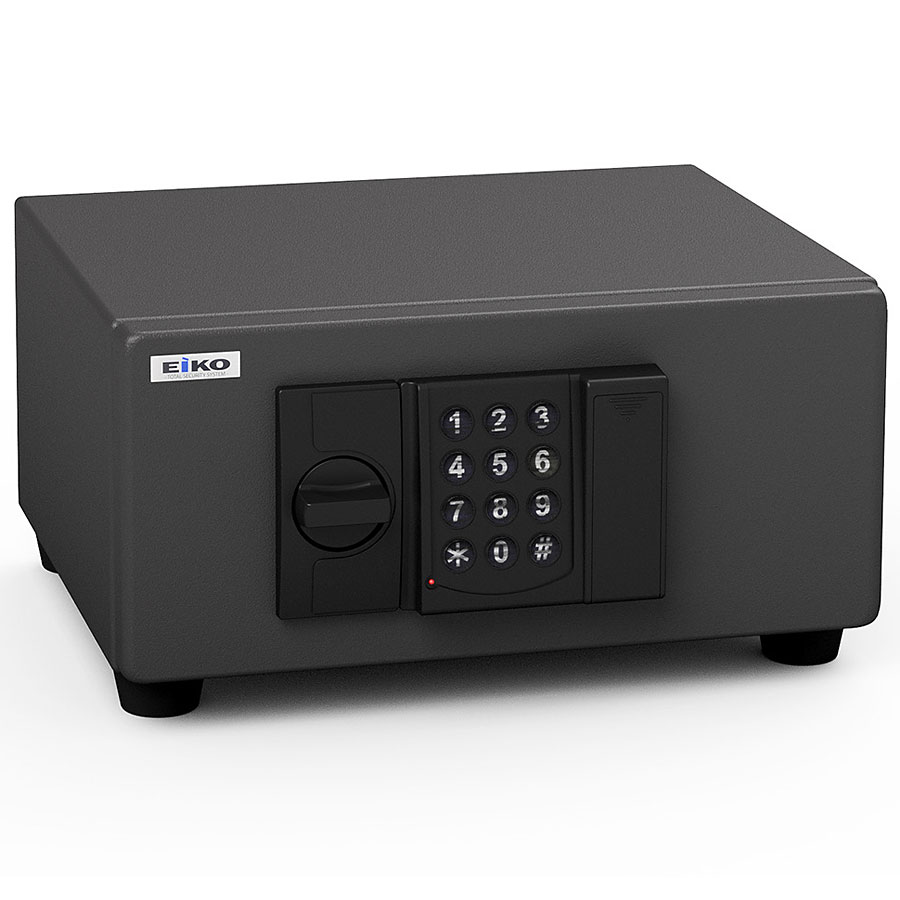 エーコー ホテル用小型耐火金庫　ホテルセーフ　(テンキー式）BES-２EH　30分耐火　8L 　トレー1枚「EIKO」 19kg 地震 災害 防災
