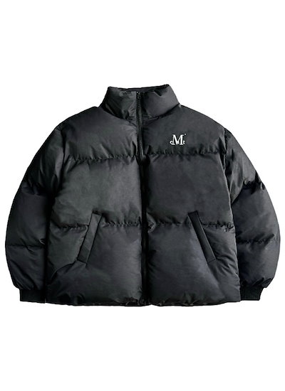 MUCENT ダウンジャケット Qoo10 MUCENT (ファッション) ロゴ ショート ポケット ダウンジャケッ
