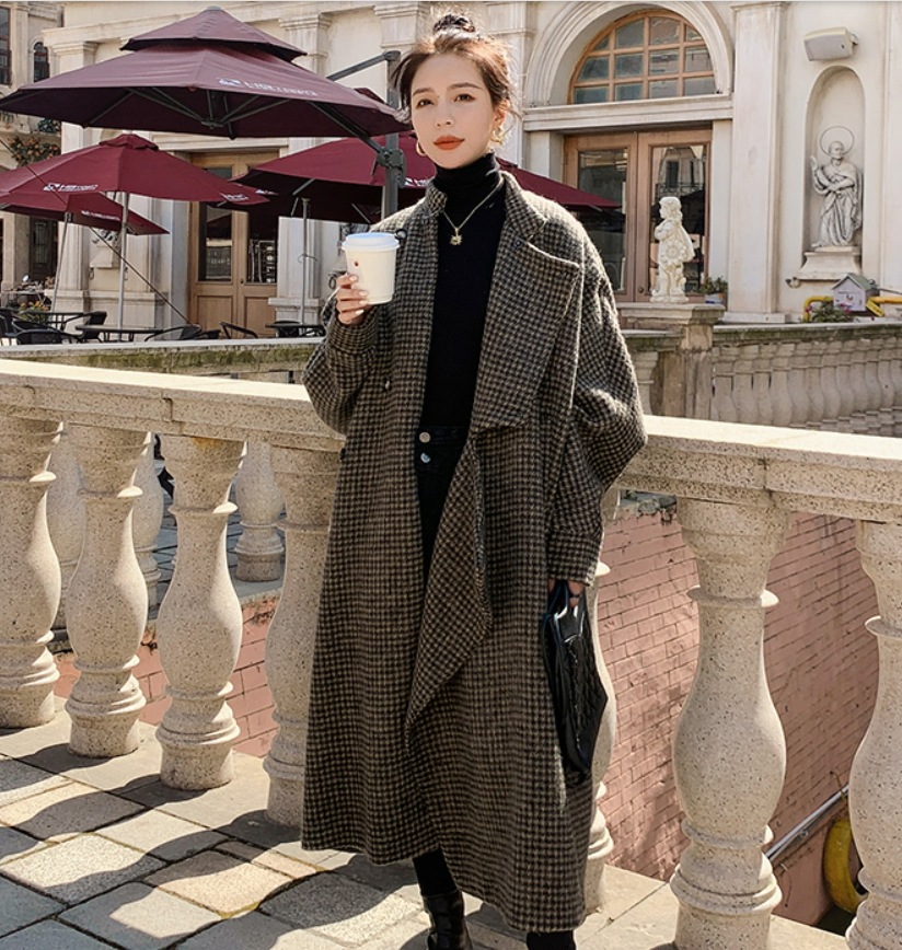 Muller チェスターコート チェック ロングコート Muller チェスターコート チェック ロングコート 2色展開】Meridian