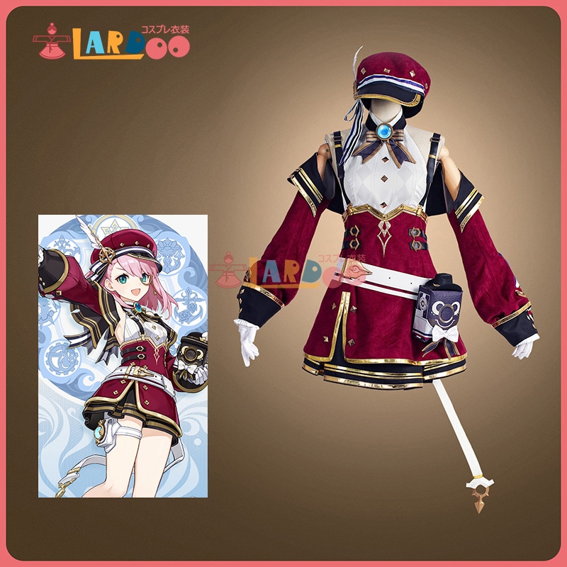 原神 Genshin フォンテーヌ シャルロット-Charlotte コスチューム コスプレ衣装 cosplay1075