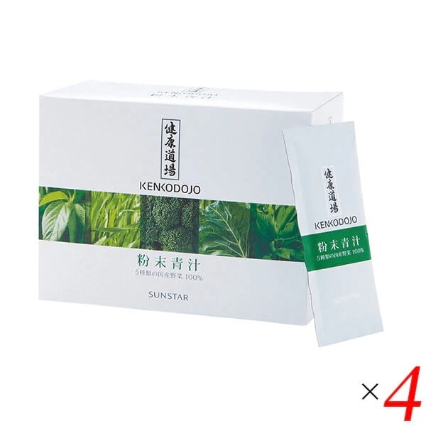 サンスター 健康道場粉末青汁 300g(10g30) 4個セット