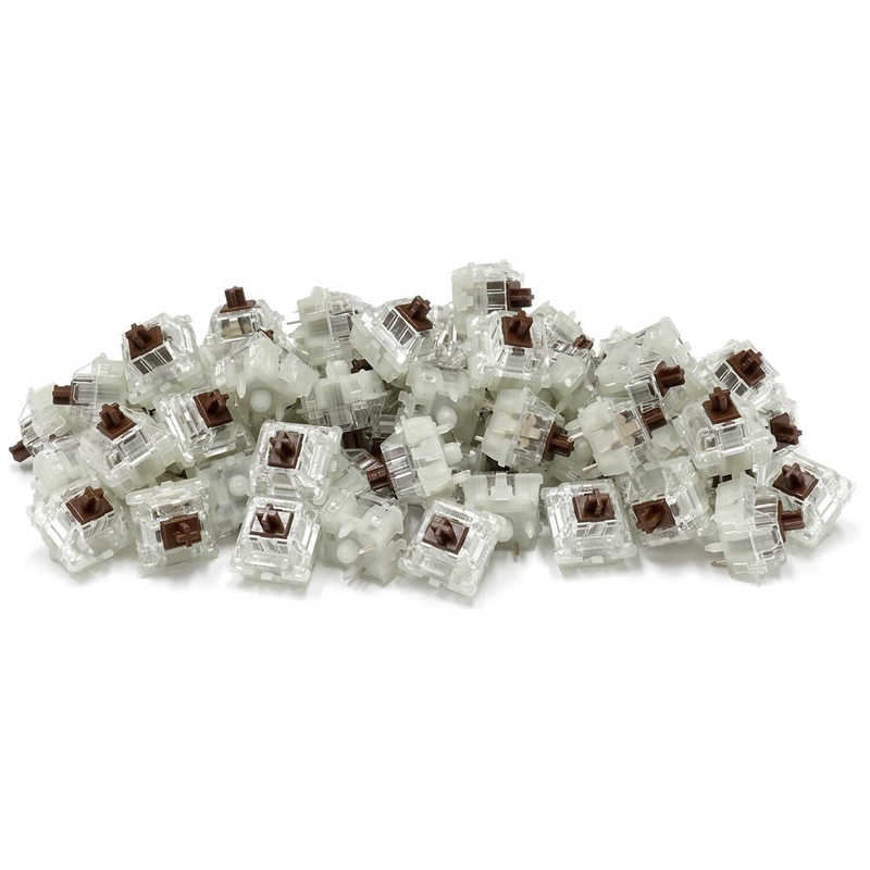 FILCO　キースイッチCHERRY MX2A RGB 5ピン スイッチ70個セット 茶軸 CHERRY MX2A RGB　FKSW70CH/M-R