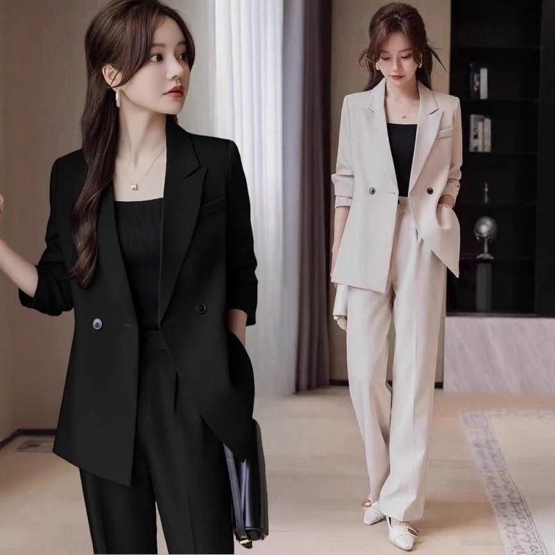 秋人気 スーツ セットアップ レディース 長袖 フォーマル ビジネススーツ/ワイドパンツ二点セットママ スーツ入園式 入学式 卒園式ジャケット髙品質 スーツ ジャケット 大きいサイズ