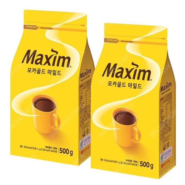 東西マキシムモカゴールドマイルド500g 2個 ブラックアルコーヒーのリフィル用 (贈呈品なくなり次第贈呈終了)