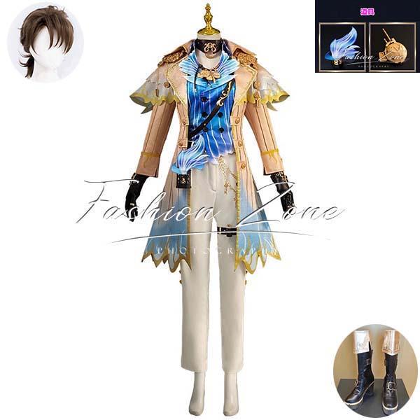 IdentityV 第五人格 風 傭兵 ナワーブ・サべダー 珍奇櫃 コスプレ衣装 ウィッグ 靴 cosplay ハロウィン 演出服 変装