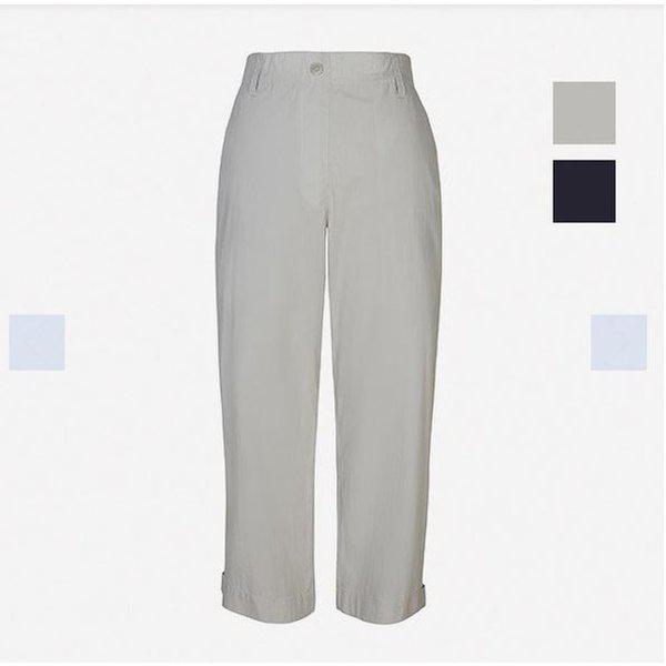 女性ボタンポイント スパン 7分丈パンツ (NPK359)_KG