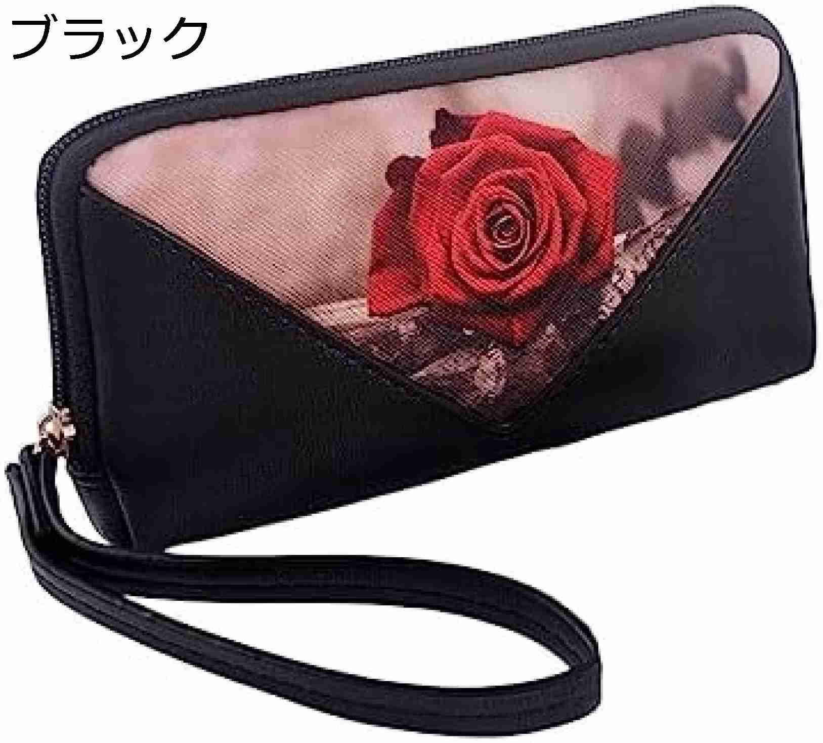 【20%OFFクーポン】花柄 長財布 レディース 大人 ジッパー 財布 大容量 スマホ入れ可 レシートと小銭 カード入れ 使いやすい マチ付き 多機能 スキミング防止 母の日 美しく お手頃 ウォレッ 