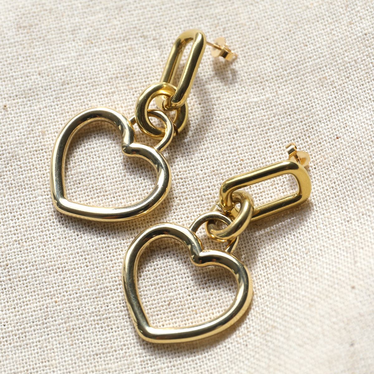 LAURA LOMBARDI ローラロンバルディ ピアス BEATTA EARRINGS レディース ハート ベアッタ ブラス ドロップピアス アクセサリー 001/BRASS
