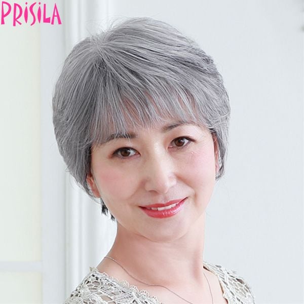 プリシラ ミセスオールウィッグミニマムショートA-111耐熱 (送料無料) PRISILA フルウィ