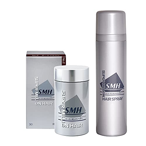 2点セット 30g 約75回分 (ダークブラウン) ＆ ヘアスプレー 100gセット