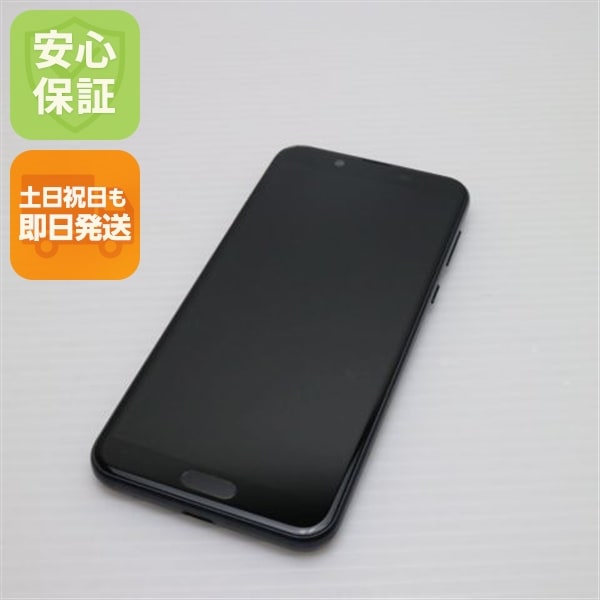 美品 SHV43 AQUOS sense2 ニュアンスブラック 133