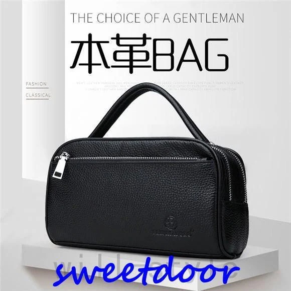 セカンドバッグ メンズ 本革 牛革 メンズ クラッチバッグ 鞄 ビジネス 長財布 メンズ 本革 クラッチバッグ ラウンドファスナー 通勤 2室 大容量 軽量 4,747円