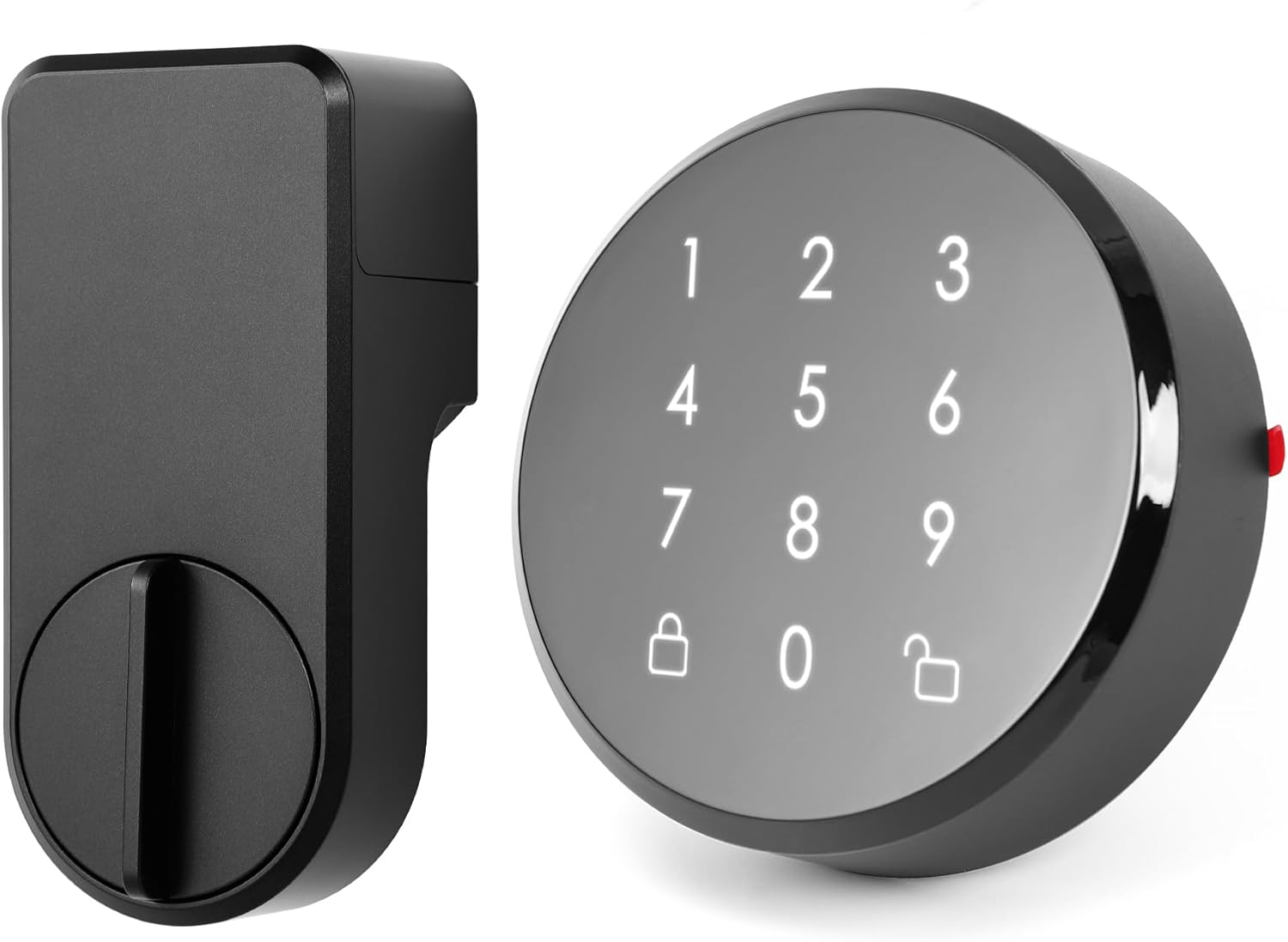 Smabot(スマボット）スマートロック+暗証番号パッド 玄関 鍵 ドアロック オートロック スマートキー スマートホーム 防犯 後付け 遠隔操作対応 スマホ施錠解錠 工事不要 Alexa Googl