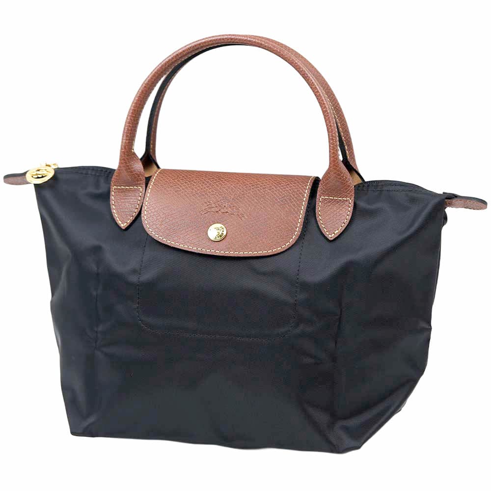ロンシャン ハンドバッグ ル プリアージュ オリジナル S トップハンドルバッグ ブラック ブラウン LONGCHAMP L1621 089 001 Black L1621089001 Handbag