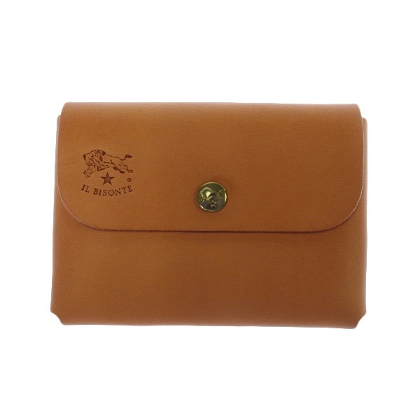 カードケース メンズ レディース C0855-P-145 キャメル　本革 レザー