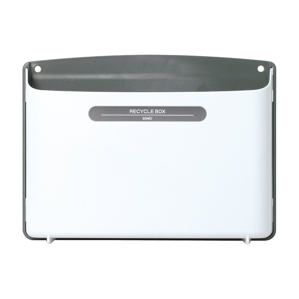 （まとめ買い）マグネット付リサイクルボックス ゴミ箱 2kgタイプ 灰 MP-693-GL [x3]