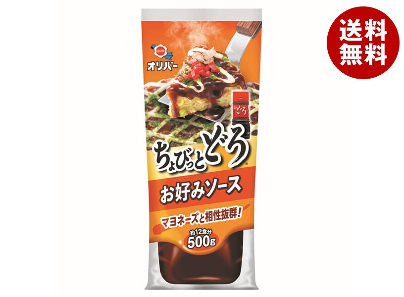 オリバーソース お好みソース ちょびっとどろ 500g＊12本入＊(2ケース)