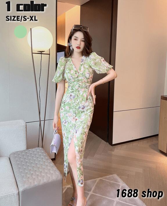 限定セール2025 タイトワンピース 姫系ワンピース　シンプル　ワンピース インポート ひざ丈 ミドル丈 エレガント　韓国ファッション シンプル Vネック パーティドレス 半袖　お嬢様 セクシー ミニ