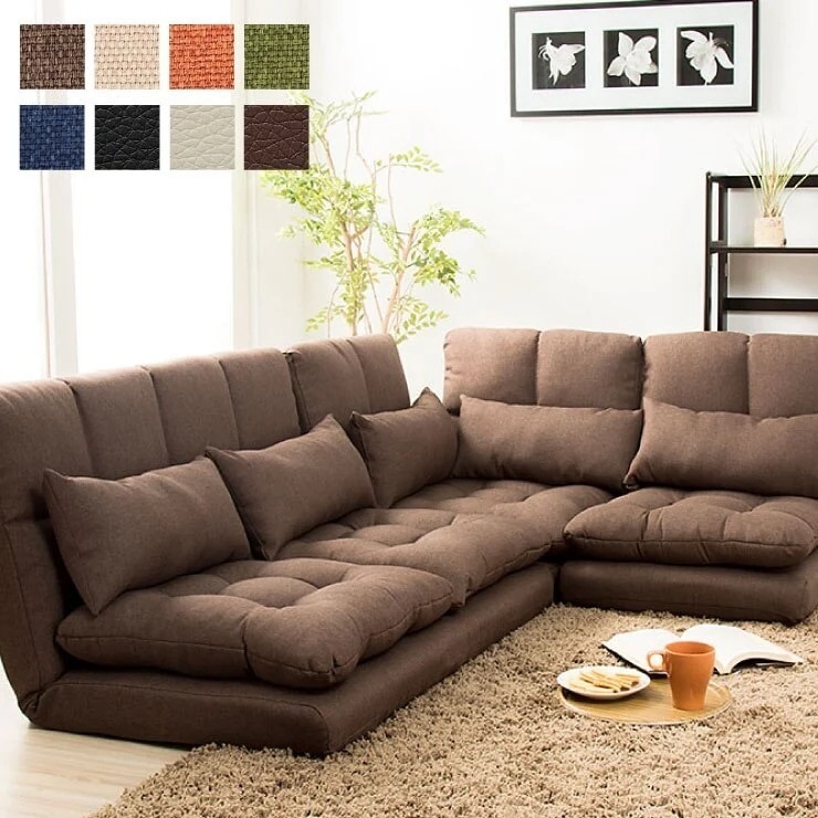 ソファ ふっくらコーナーソファ3点セット 14段階 リクライニング 2人掛け 3人掛け 北欧 ファブリック レザー ソファ リクライニングソファ ローソファ コーナーソファ コーナー ロータイプ