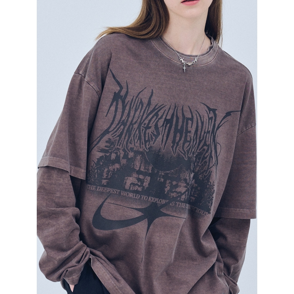 CPGN VISIONARYレイヤードピグメントロングスリーブベージュ